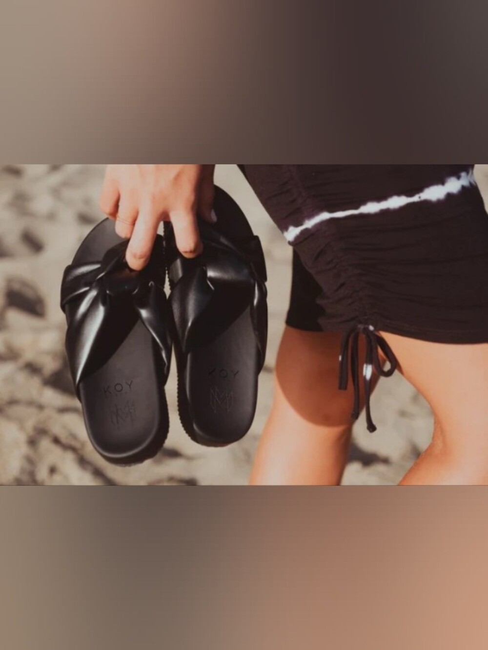 Koy & Malvados Icon Collab Size 10 Slide Sandal